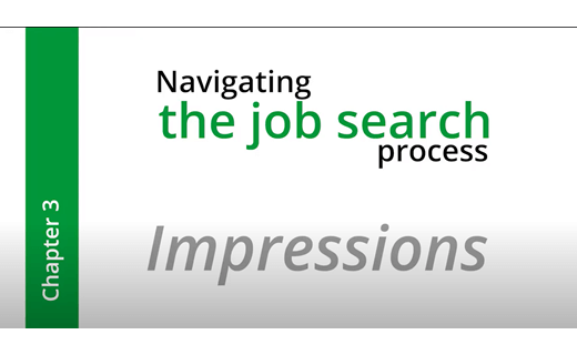 Navigating Job Search - Impressions (Ch 3)